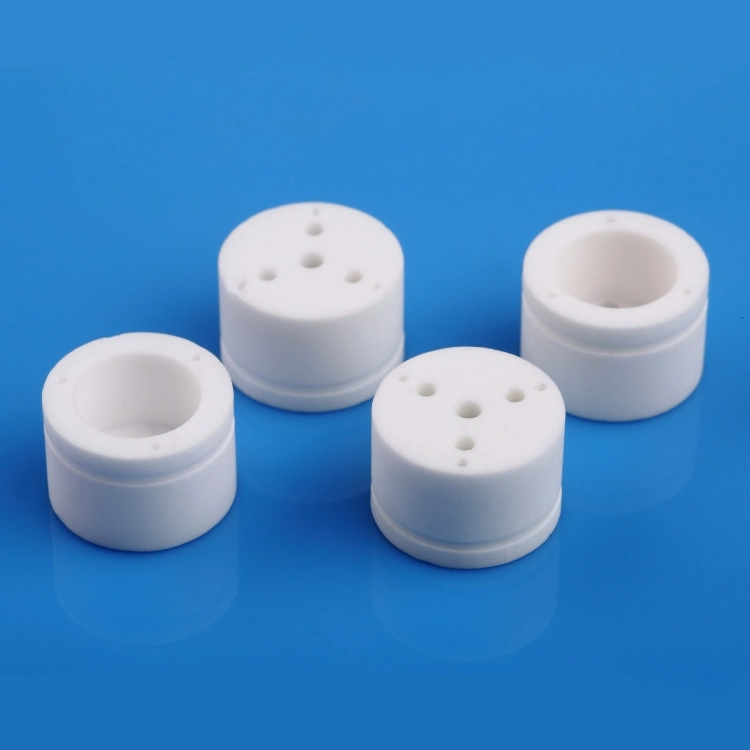 High Temperature Small White 96% Alumina Ceramic Cap