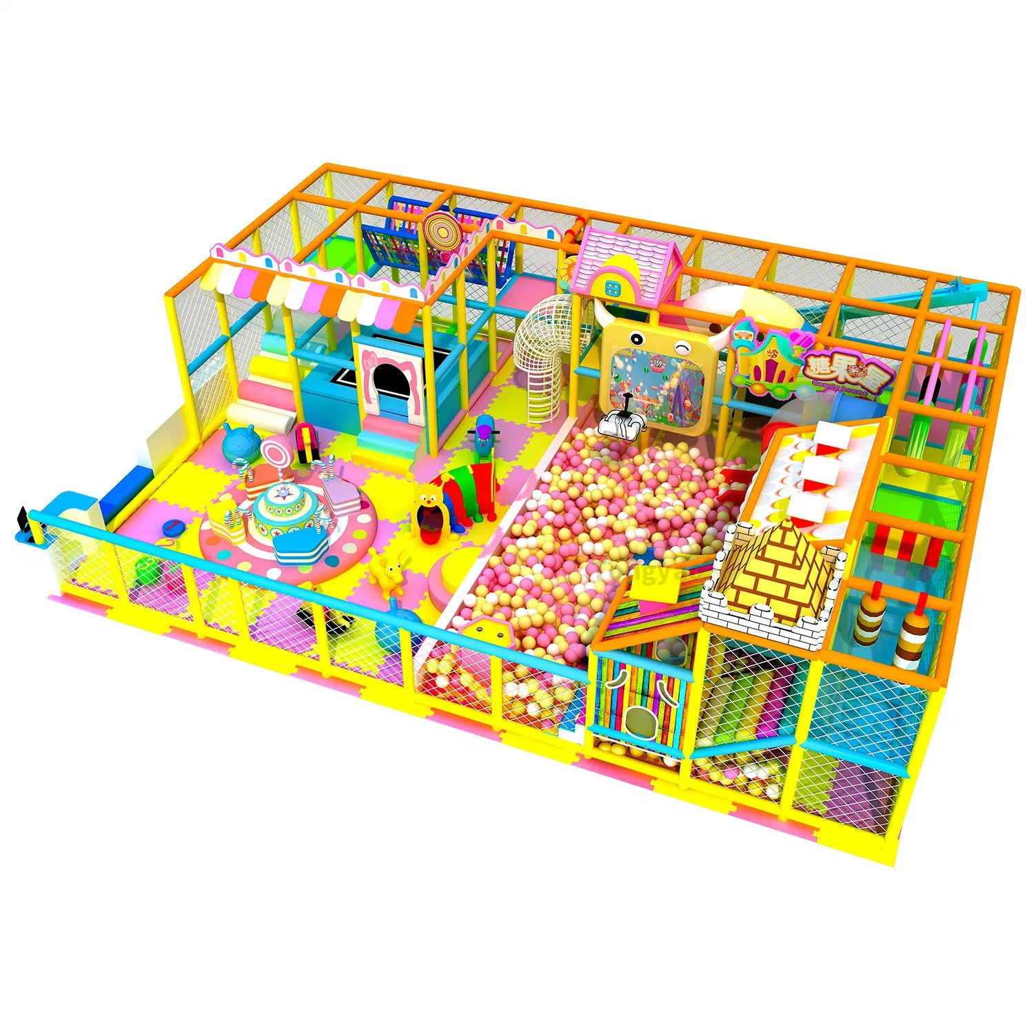 Amusement Equipment Children Park Soft Play Indoor Playground (12*9)