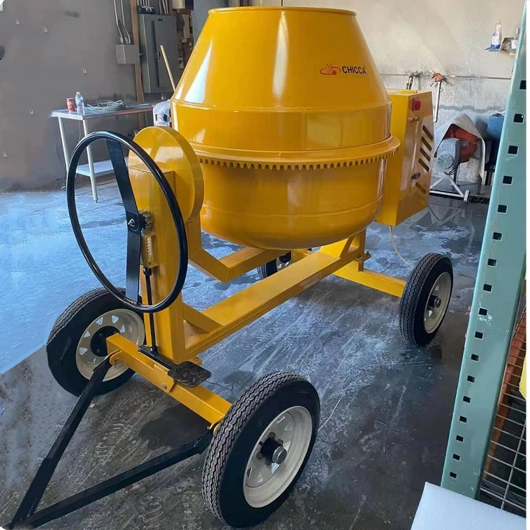 3 Bags Cement Mixer Bowl 800L Large Concrete Mixer Diesel Engine, Gasoline Engine, Motor