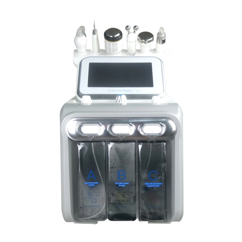 6 in 1 Multifunctional Hydro Oxygen Facial Machine Dermabrasion Beauty Salon Equipment