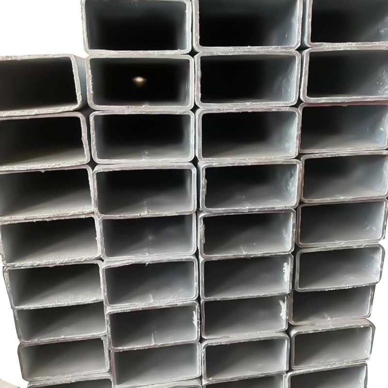 Galvanized Square Steel Pipes Ms Welded Q195 Q235 Q345 Z180 Galvanized Rectangular Tube