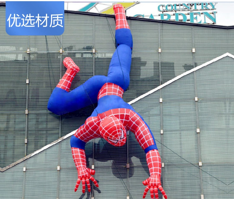 Boyi Outdoor Commercial Activity Promotion Advertising Character Spiderman Inflatable Mode