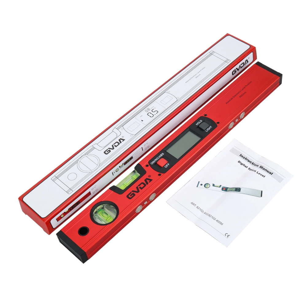 360 Degree Digital Protractor Angle Finder Inclinometer Electronic Level with Magnets Level Angle Slope Test Ruler 400mm