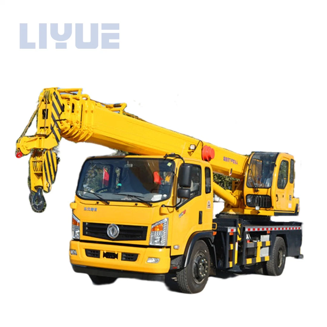 6 Ton Truck Crane Lifting Height 24m with Dongfeng Chassis Telescopic Boom