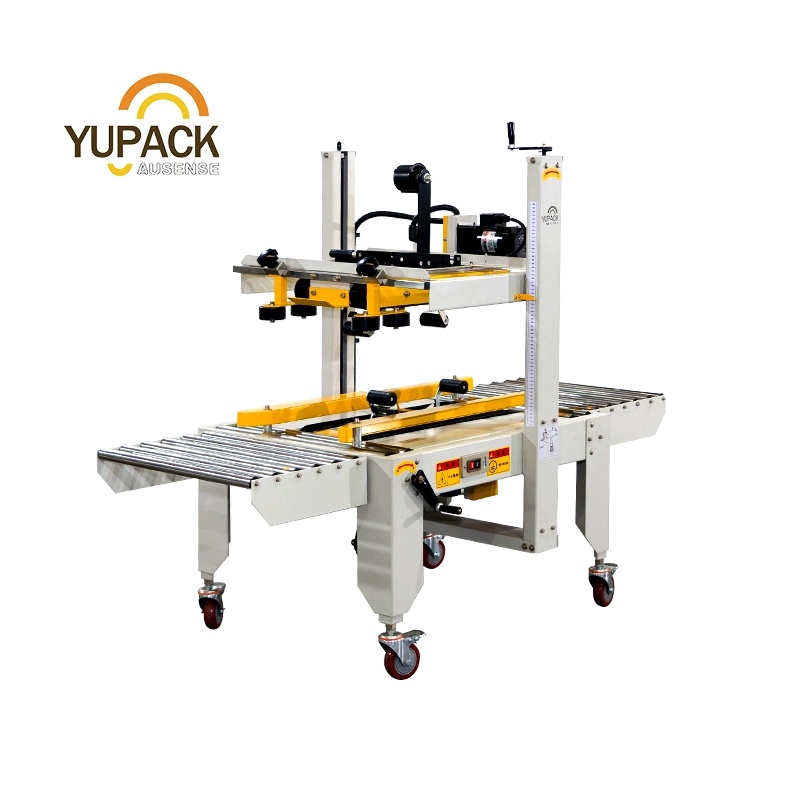 Heavy Load Automatic Carton/Case Sealer Machine with Top, Bottom&Side Drive (FXJ-6050B/8060B)