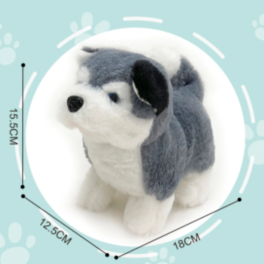 ODM et OEM fonctionnement de la batterie Simulation jouet peluche pour chien peluche pour enfants peluche Jouets mignon Puppy peluche poupée Décoration chien cadeau