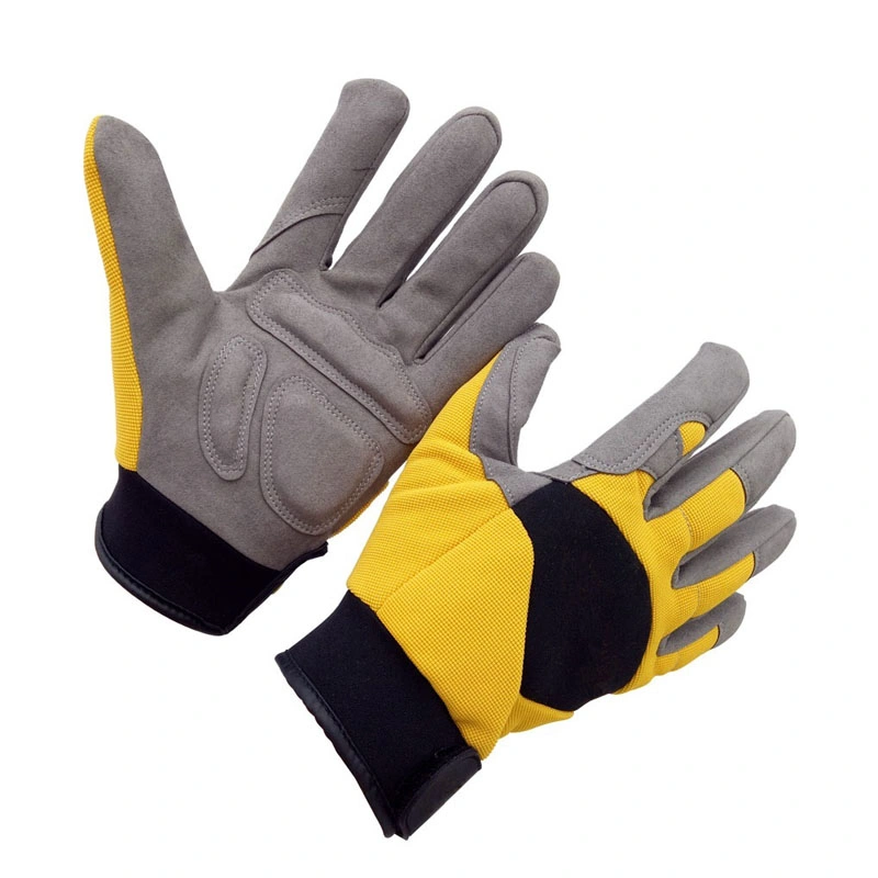 Guantes de mano Palm impactadas adherencia mecánica de automóviles guante de silicona