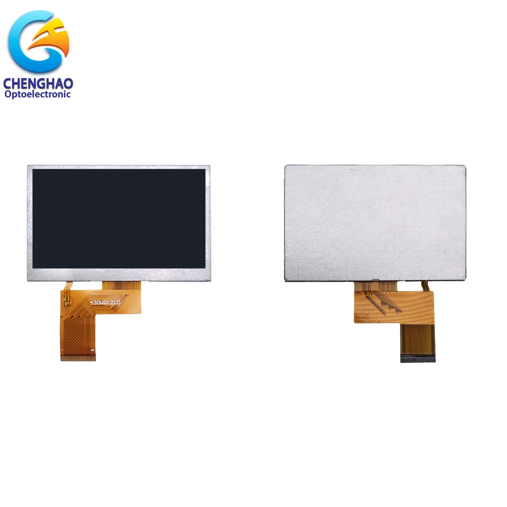 Precio de fábrica -30 ~ +80 temperatura de funcionamiento LCD de 4,3 pulgadas Pantalla TFT Panel