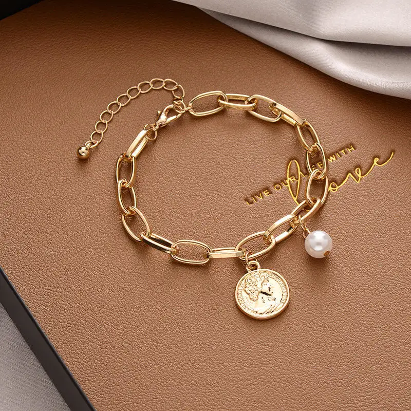 Korean Fashion High-End Luxury Flower Zircon Adjustable Bracelet