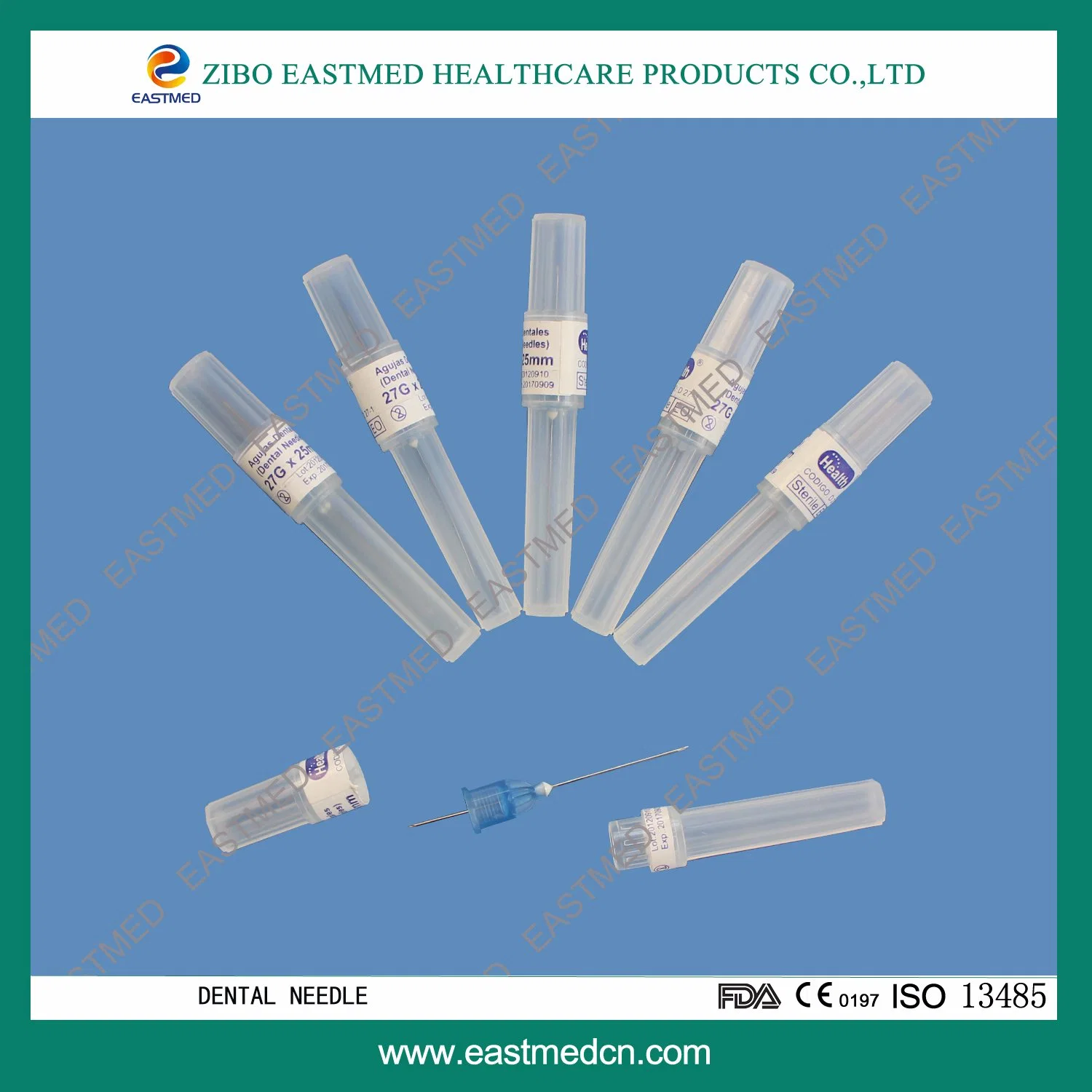 Medical Dental Needle for Single Use Disposable Injection Needle 22g/23G/24G/25g