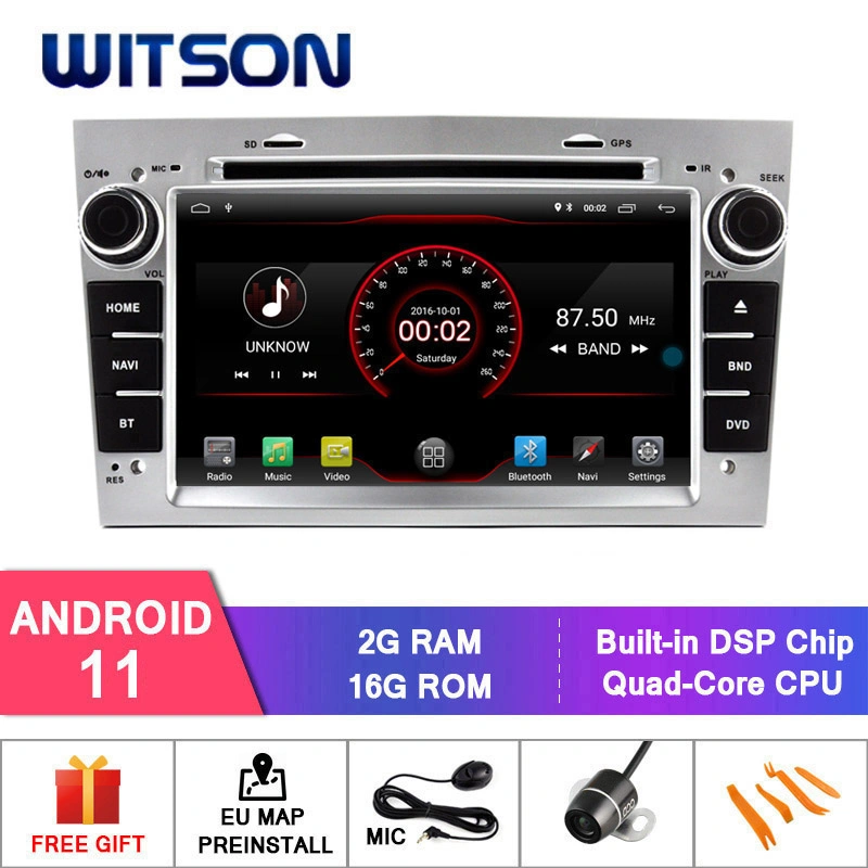 Witson Quad-Core Android 11 Auto DVD-Player für Opel Astra / SUV Antara/Corsa 2g RAM 16GB ROM