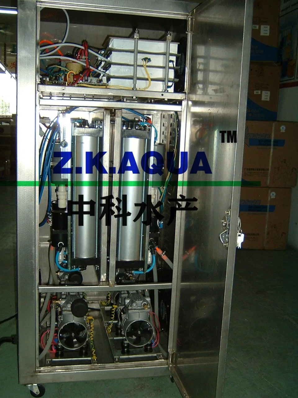 Mesa de tratamiento de aguas de peces de acuicultura generador de ozono para la supervivencia en generador de ozono