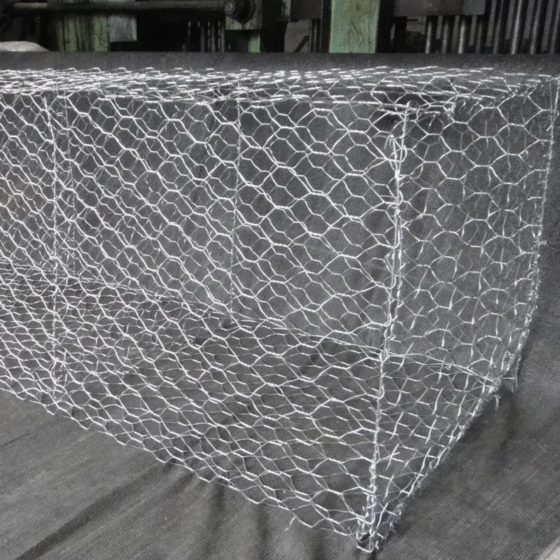 Tejido galvanizado Gabion Box /PVC Gabion Box muros de contención