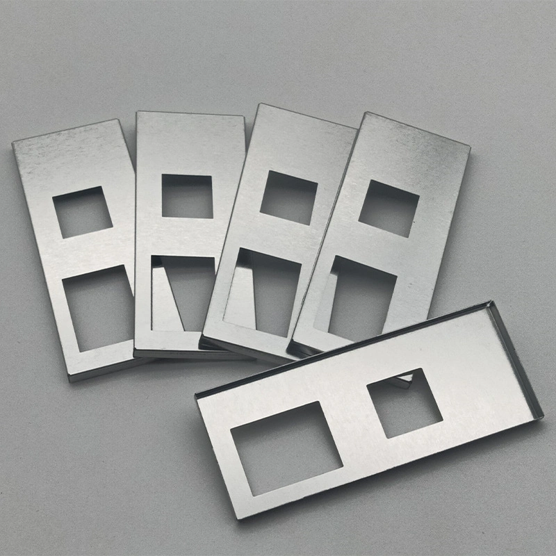 Huiding Custom Metal Stamping Shielding Case Punch Parts Processing Cable Shield Frame Stainless Steel Cover