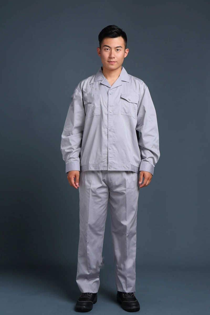 Fábrica china precio más bajo de uniformes, ropa de trabajo, seguro de la mano de obra de fábrica de ropa, ropa, trabajador antiestático traje de pantalón de desgaste uniforme de trabajo Hx-Jf112-C