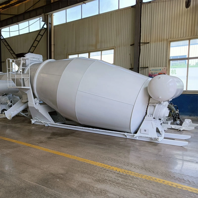 Concrete Mixer Truck Top Mounted Drum Mixer Truck Cement Mixing Tank 2, 3, 4, 5, 6, 7, 8, 9, 10, 11, 12, Cubic Meters