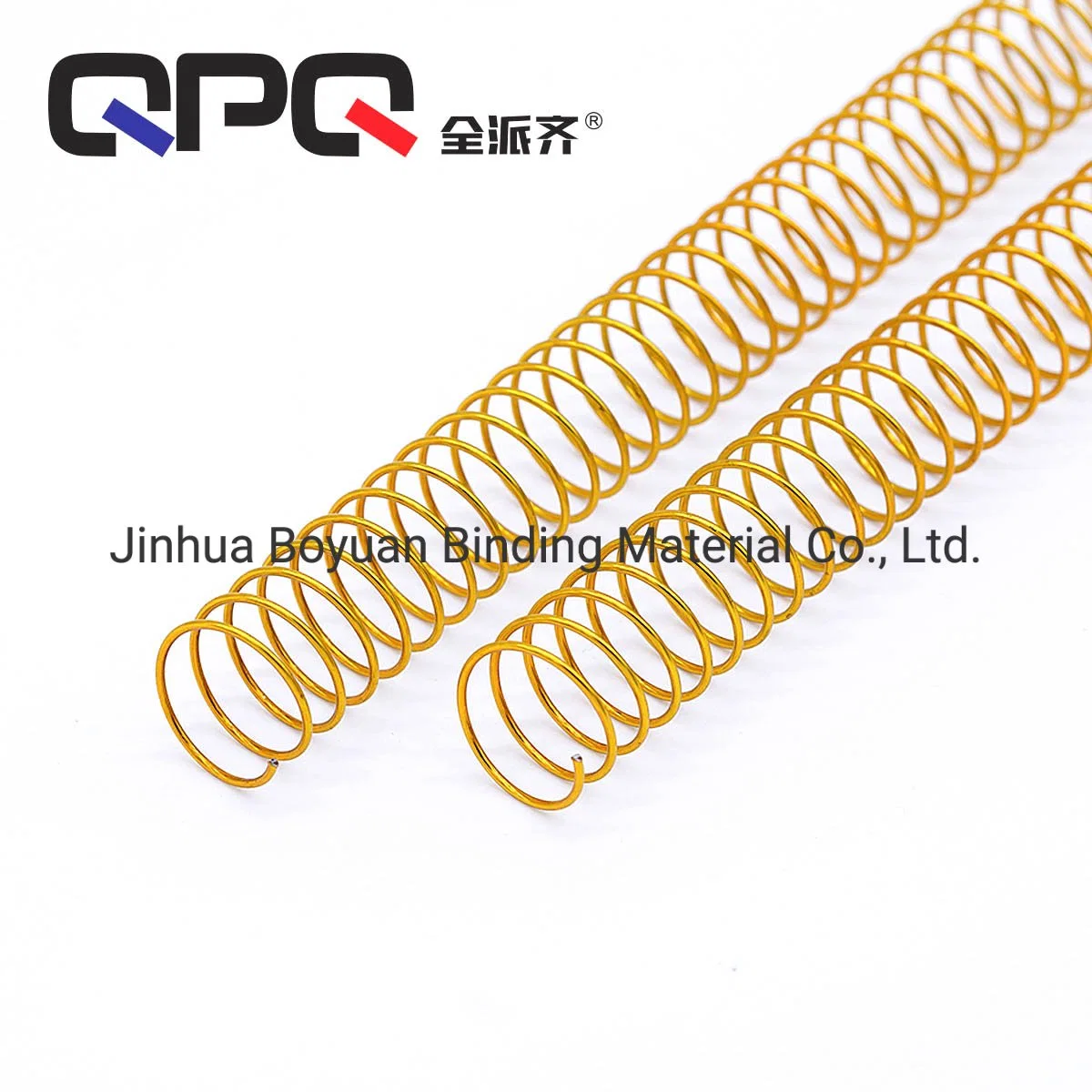 Qpq Excellent Nylon Coated Single Wire Spiral Coil for Book Binding