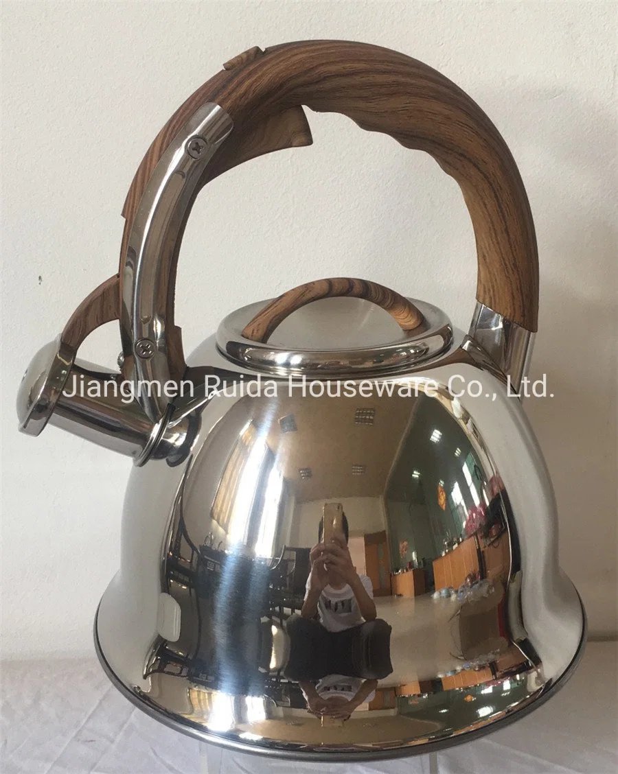 Manufacturer for 3.0L Stainless Steel Whistling Tea Kettle in Soft Touch Handles Teapot in Big Capacity