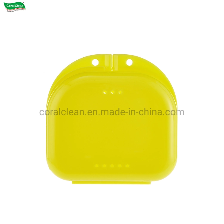 Manufacturer Logo OEM Cleaning Bath Box Denture Case Keep Clean