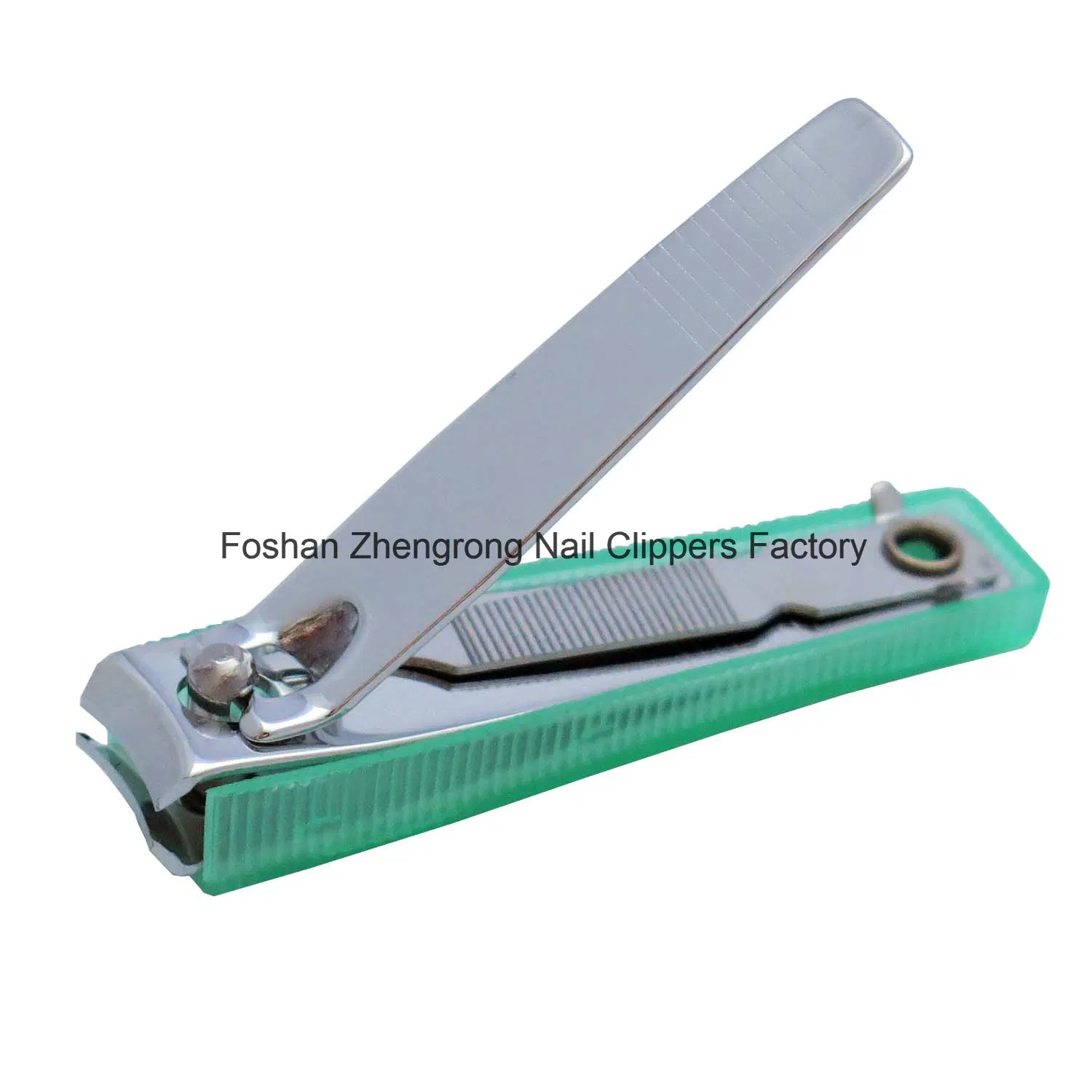 Middle Best-Selling Customized Carbon Steel with Colorful Plastic Cover Nail Clipper Nail File (608BS)