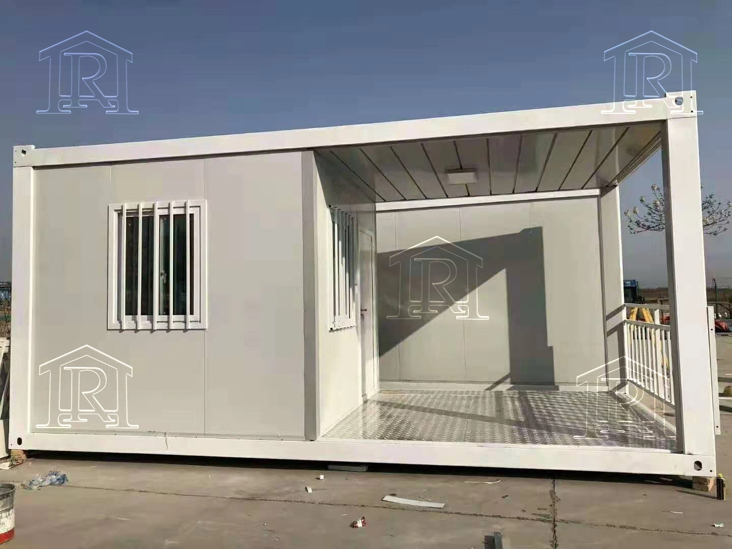 Mehrere Prefab House Flat Pack Container Häuser für Büros/Refuges/Geschäfte