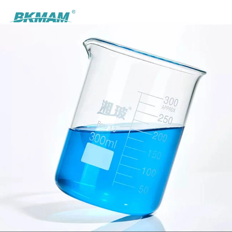 Factory 50ml-500ml Glass Beaker Lab Borosilicate Glass Beaker Glass Measuring Cup