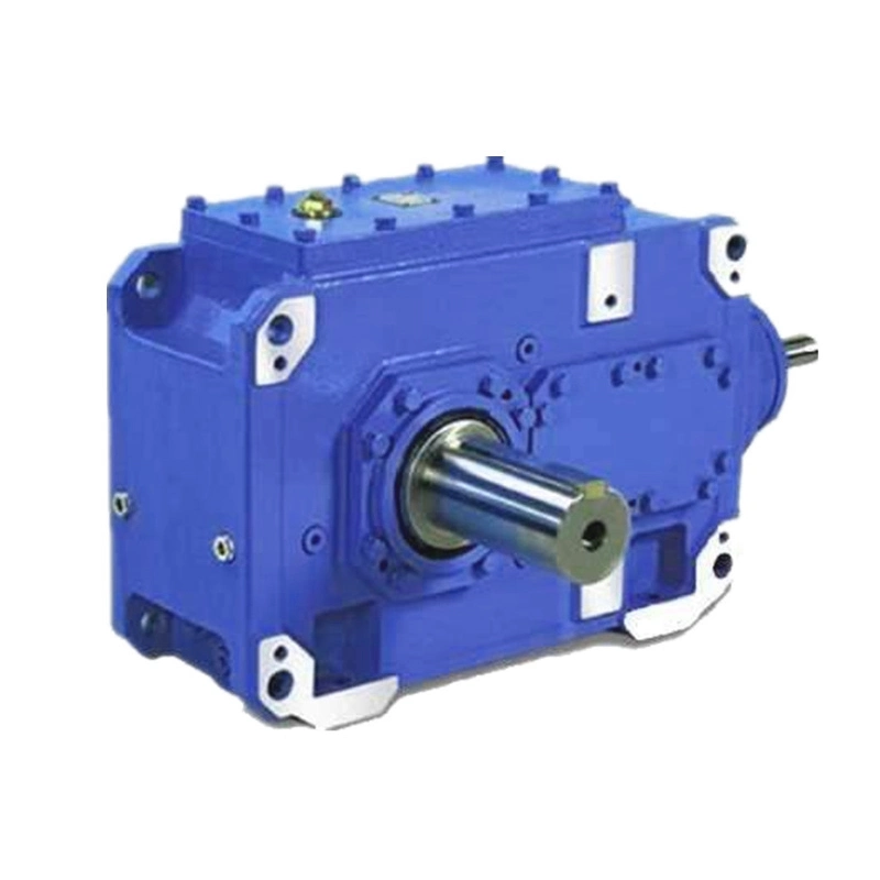 Heavy Duty Industrial 1.25~450 Ratio Shaft Mounted Hollow Shaft Bevel Helical Reduction Gearbox Gear Motors for Beverage Factory