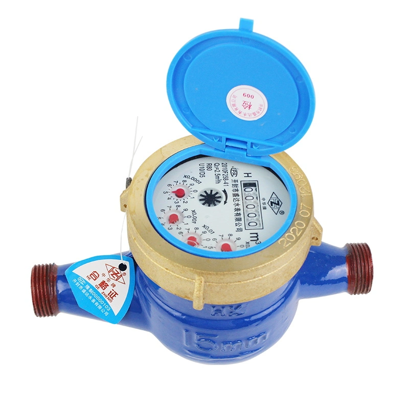 Residential ISO Customized Water Meter with Iron Case and Copper Cover