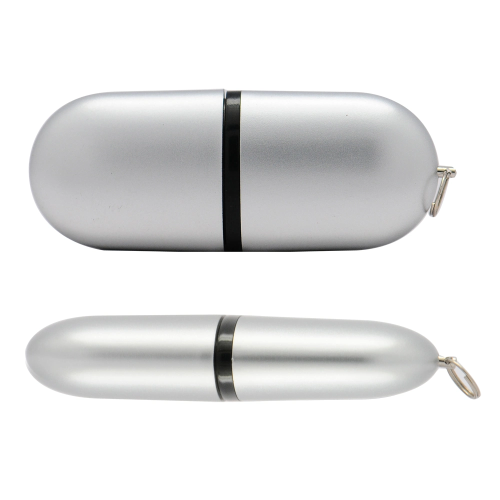 Capsule-Shaped USB Flash Drive 16GB 32GB 64GB 128GB USB 2.0 3.0 OTG USB Stick with Keyring Full Capacity