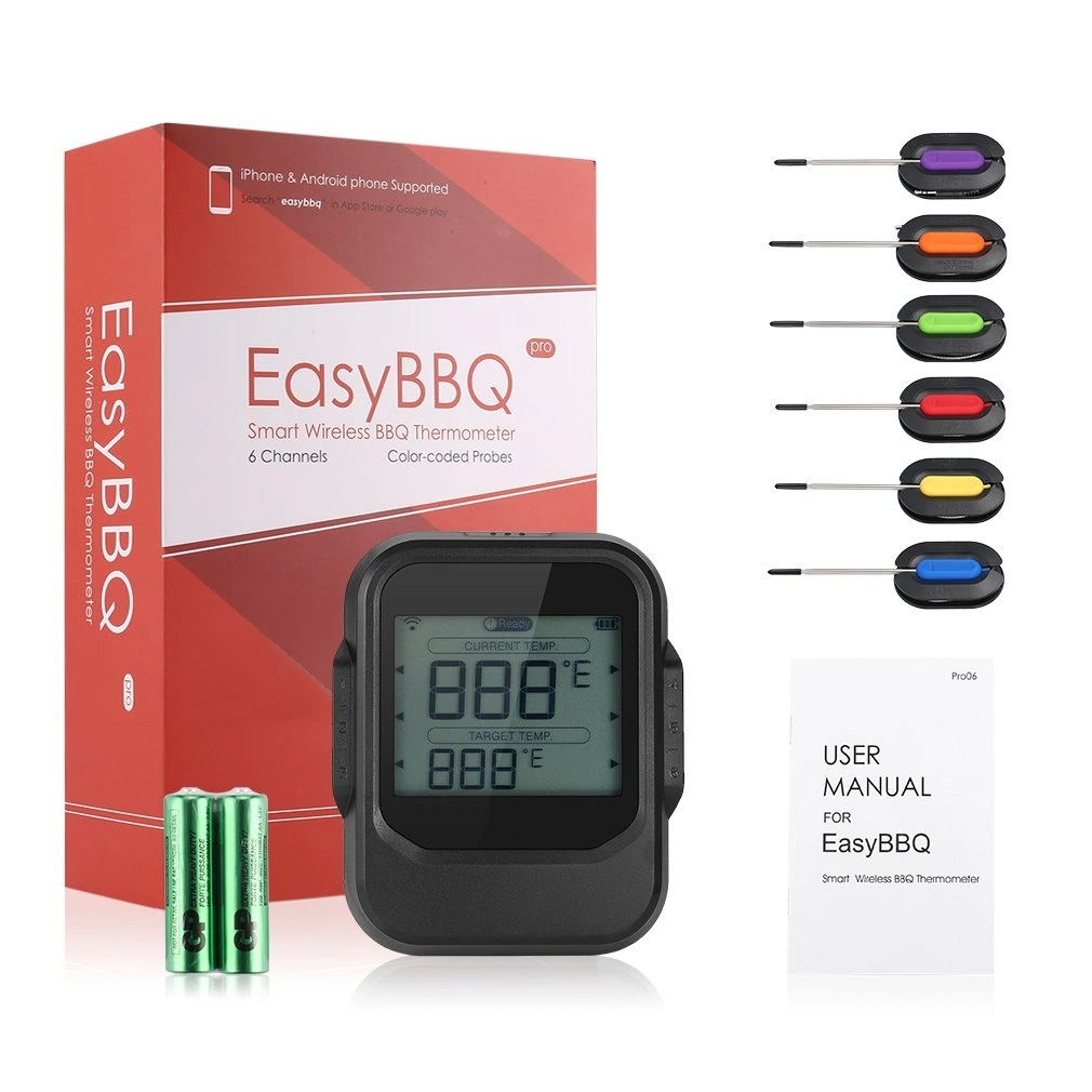 Digital Bluetooth BBQ-Thermometer mit Timer und freier APP