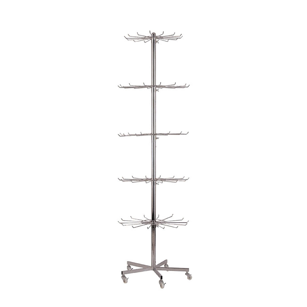 Bodenbelag Eisen Metallständer Chrom Display Rack