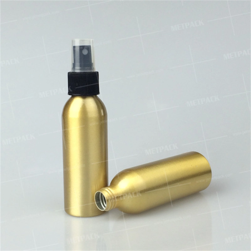 New Aluminium Steel Pump Spray Skin Care Packaging Container Luxury Cosmetic Bottle Set