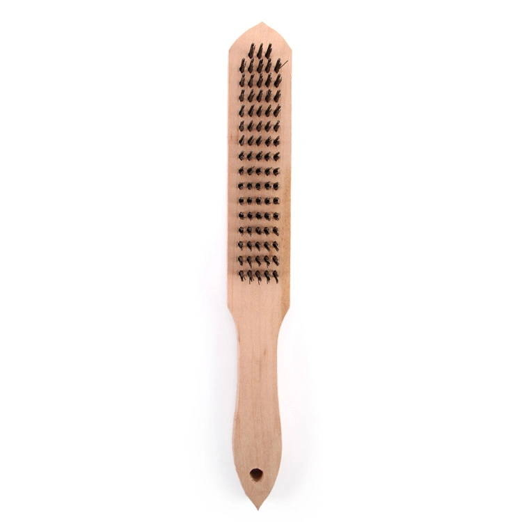 Cheap Price Industrial Wire Brush with Wood Handle Made in China