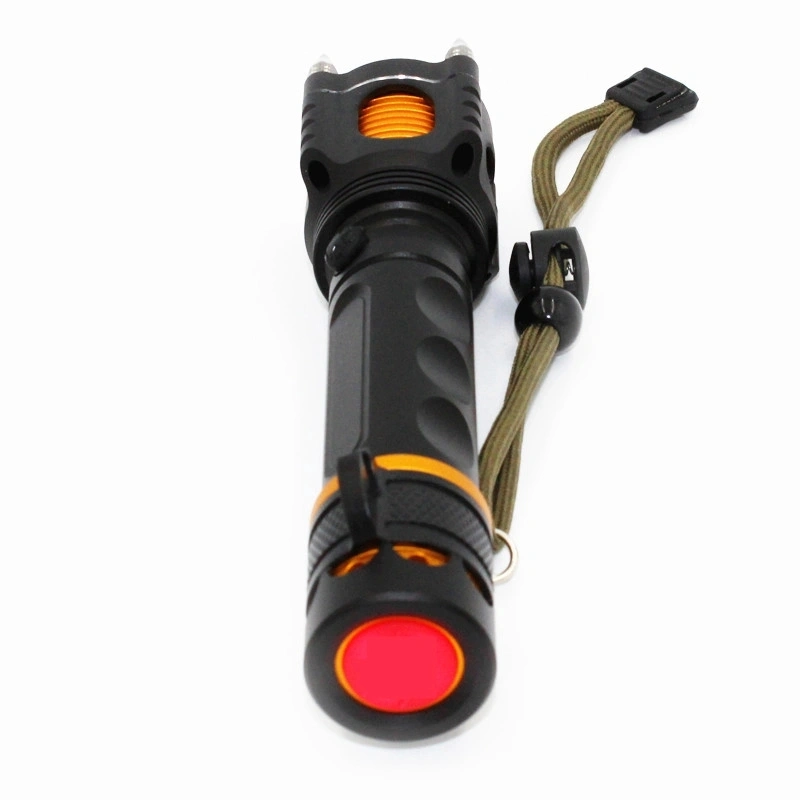 Aluminum LED Flashlight 5 Flash Modes Waterproof LED Torch Flashlight