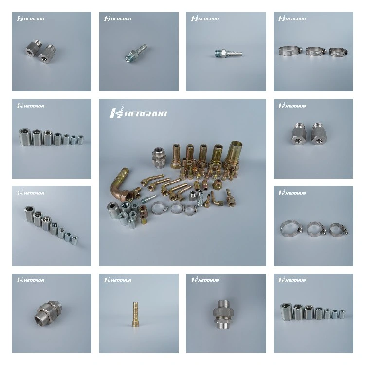 26711 Jic Female 74 Cone Seat SAE J514 Jic Female Hose Fitting Hydraulic Parts Jic Thread Carbon Steel Swaged Hose Fittings