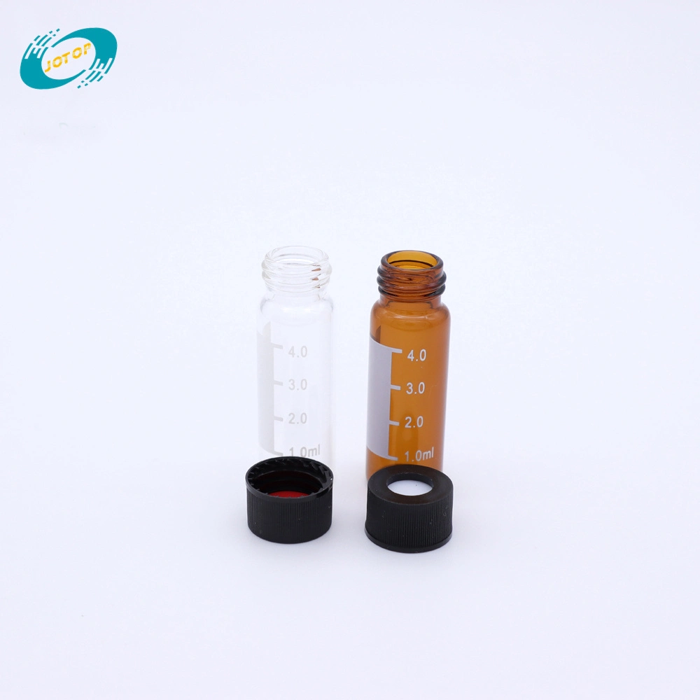 Autosampler HPLC Amber Glass Vial Bottles with Write-on Spot