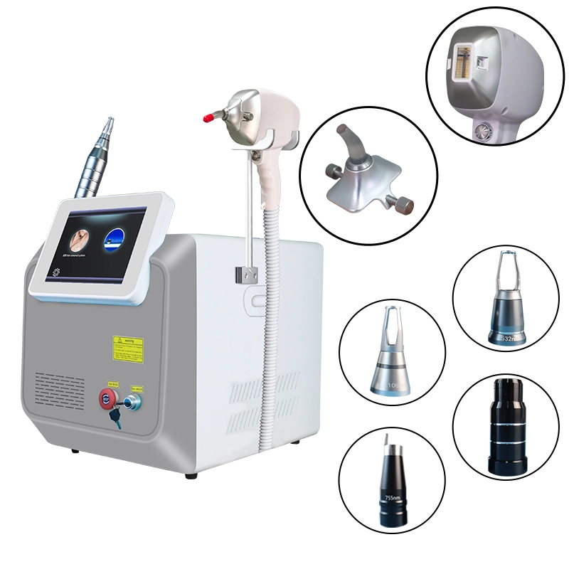 Diode 2 en 1 pour machine de beauté laser épilation et Picoseconde Tatouages laser pour sourcils