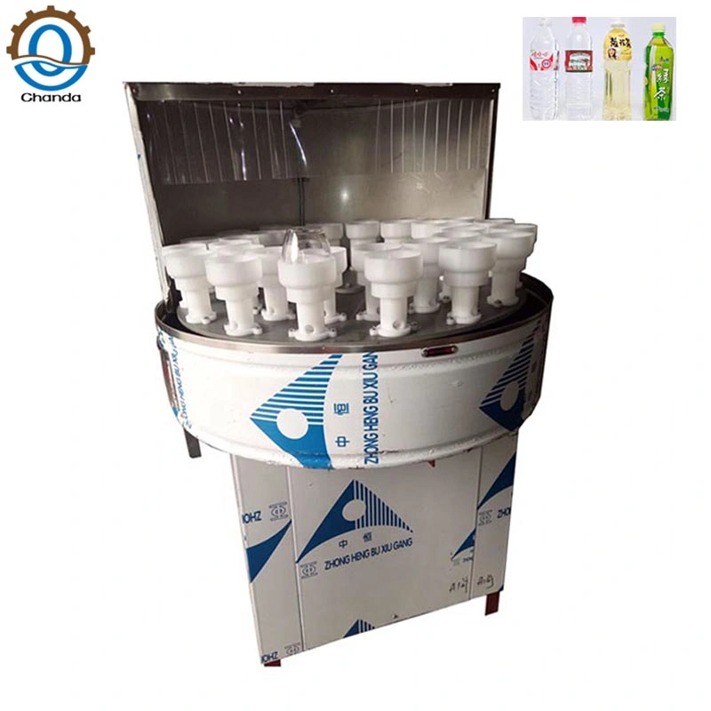 Industrial 32 Heads Semi-Automatic Glass Bottle Washing Glass Bottle Machine