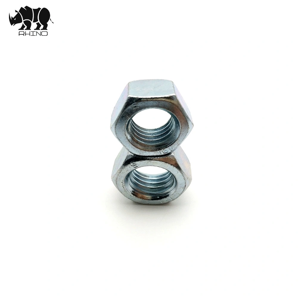 Chinese Manufacturer Factory Carbon Steel Q235 Q195 C1088 Galvanized Plain DIN934 Hex Nut