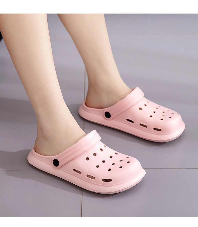 Non-Slip Sandals Beach Garden Shoes Summer Men and Women Holes Shoes Holes Slippers