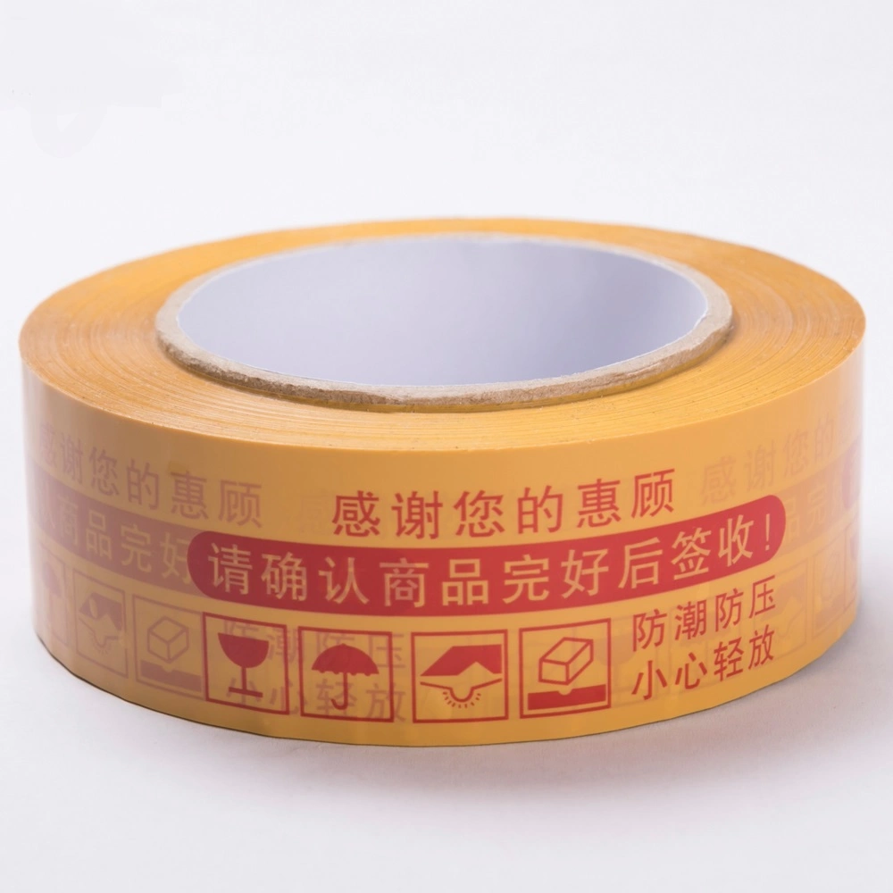 Adhesive Package Tape Shipping Carton Sealing Packing Tape with Logo Color Printed