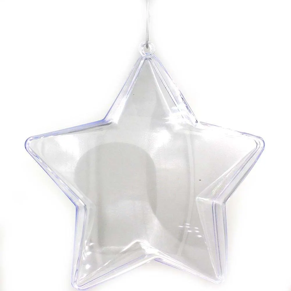 The Most Popular Detachable Opening Clear Plastic Ball for Christmas