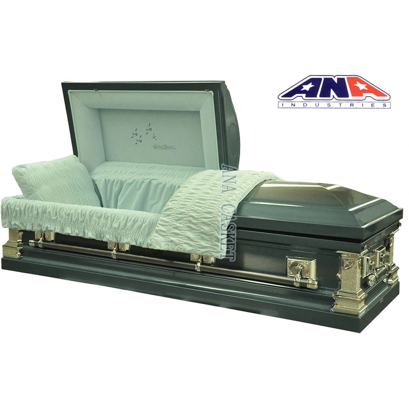 Us Style Stainless Steel Casket for Funeral Supply