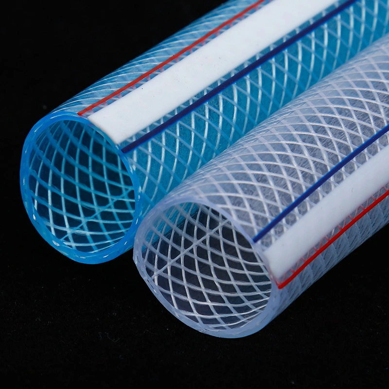 Clear Flexible Reinforced Braided PVC Hose