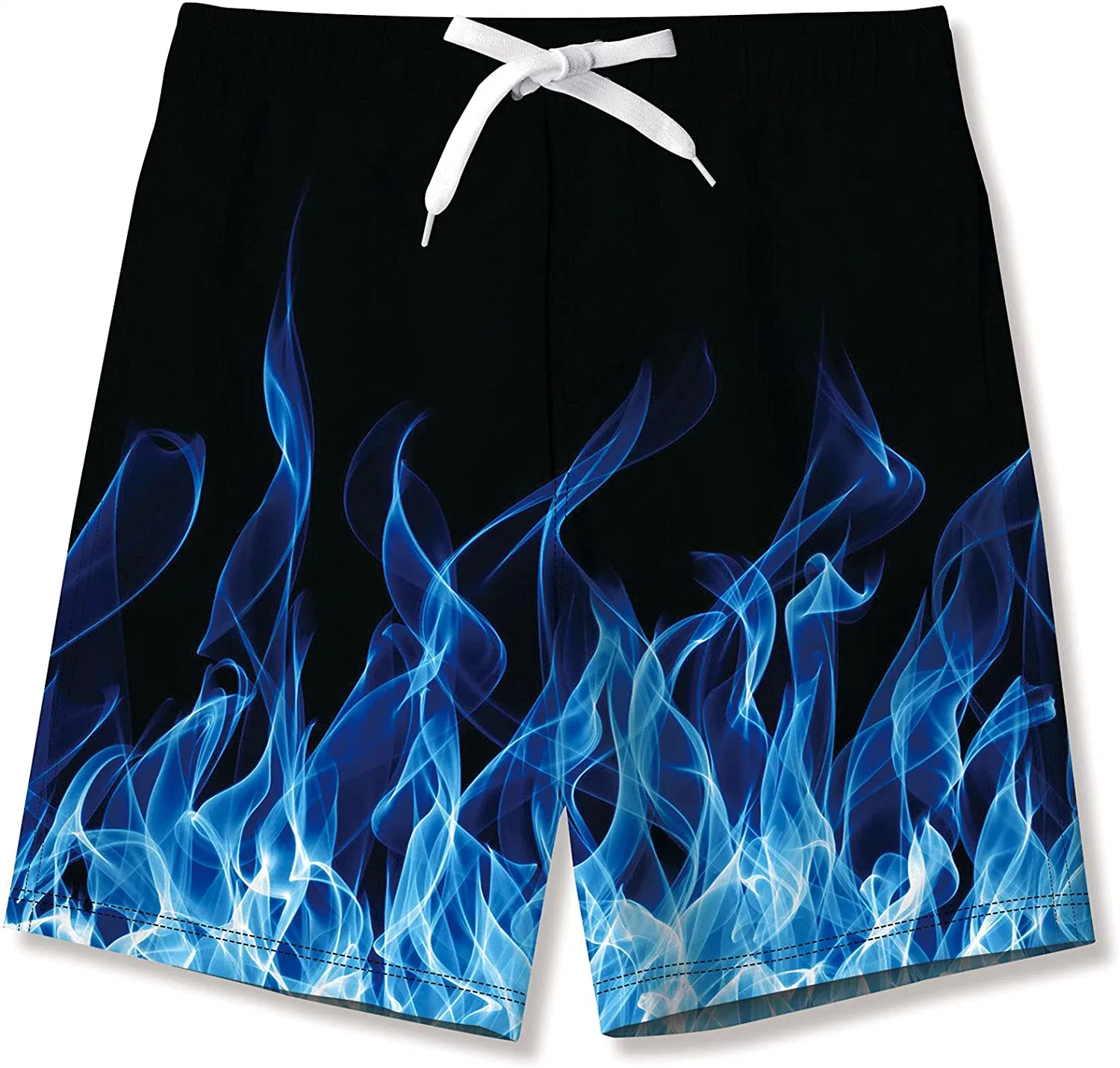 Kinder Jungen Badehose Mesh-Futter Wasserabweisende Strandshorts