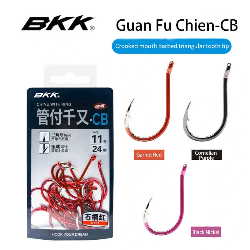 Bkk Octopus Beak Red Fishing Hooks Extra Strong Wire Hook