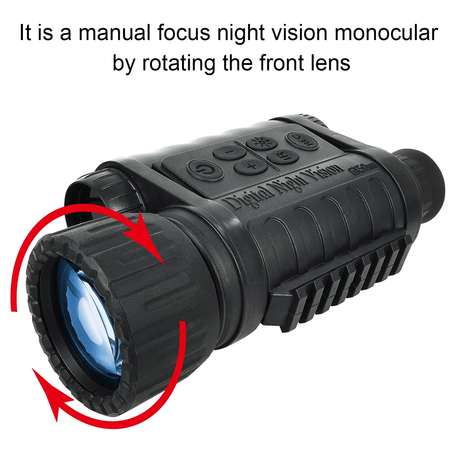 Visión Nocturna Monoculares Bestguarder 6X50 5MP WG50 la caza de Visión Nocturna Digital de 300m de noche