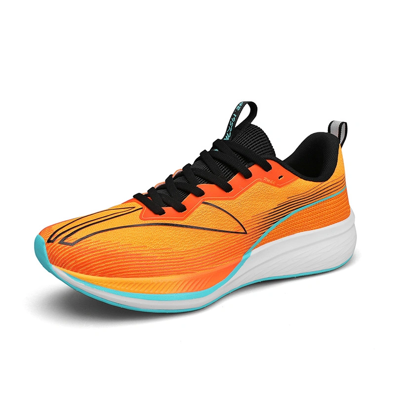 Shock-Absorbing Ultra-Light Professional Summer Breathable Youth Man Flying Electric Running Shoes