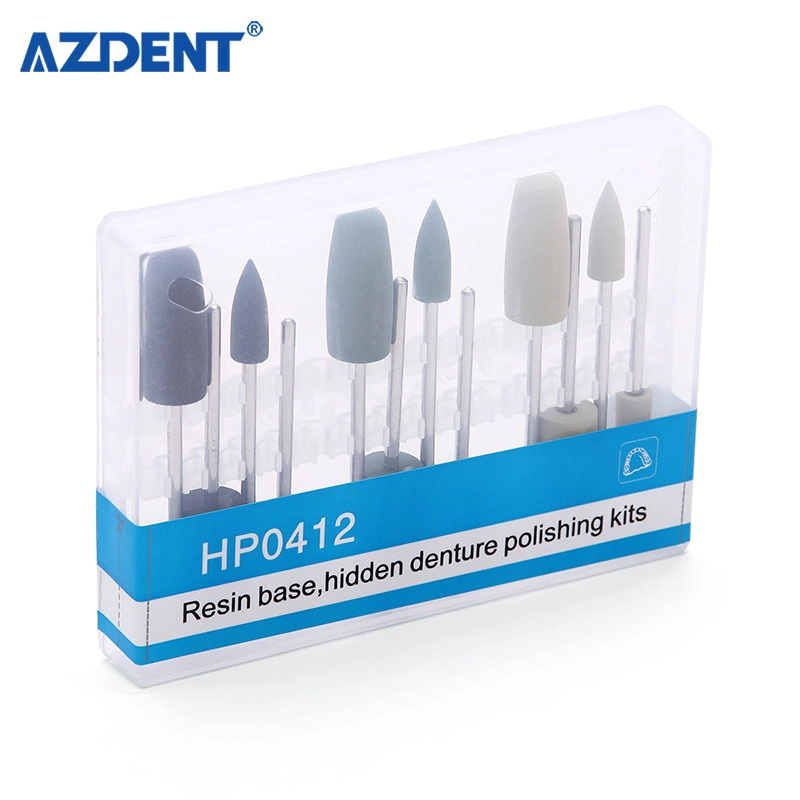 CE Certified Curing Light Resin Dental Teeth Polishing Burs Kit for Sale HP0412