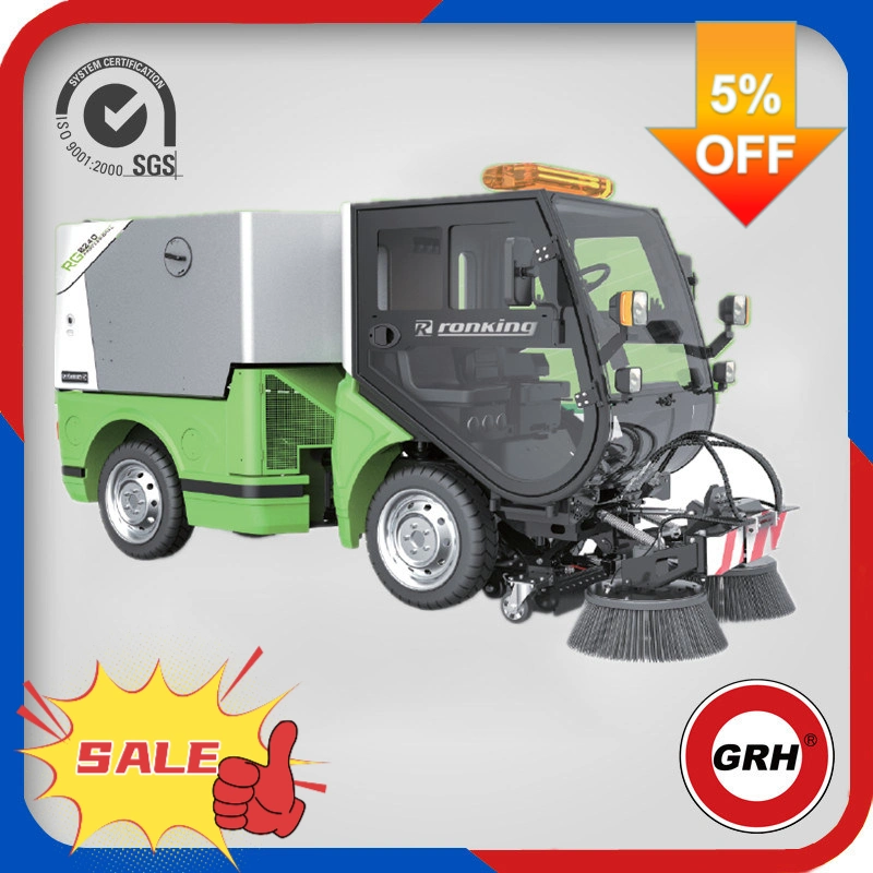 Steering Sweeper Cleaning Machine Street Road Sweeper for Parking Lot with CE